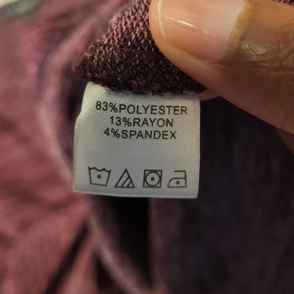 Chances R Medium Maroon Blouse - Picture 5 of 5